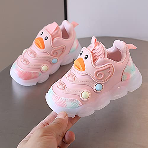 Boys Girls Light Up Shoes Flashing Lightweight Mesh Breathable Adorable Running Sneakers for Toddler and Little Kid3