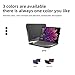 Laptop Cover for Lenovo Yoga Pro 9i (16″ Intel) Laptop All-Inclusive Drop-Proof Case 16inches PU Leather Inner Pocket Cover (Dark Grey)