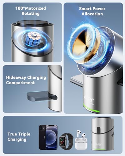 Acer Prime 3-in-1 MagSafe Wireless Charging Station (for iPhone, Apple Watch, AirPods) - image 2