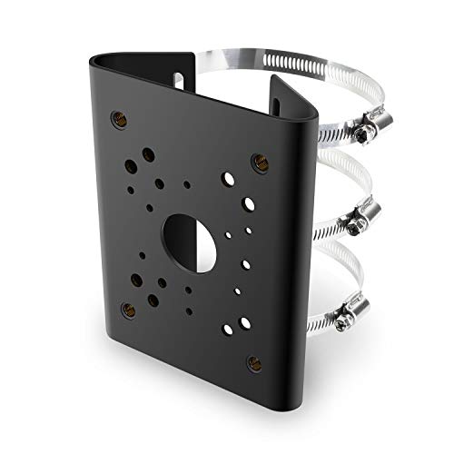 Amcrest AMCPFA150-B Pole Mount Bracket, Compatible w/AMCPFA134, AMCPFA136, AMCPFA13A, AMCPFA120, IP2M-850E, IP2M-853EW, IP2M-858W & IP4M-1053EW.