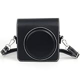 ZORSOME 保護カメラケース、Fujifilm instax SQ40用、フルボディカメラレトロPUレザーケースバッグ、取り外し可能な調節可能なストラップ付き