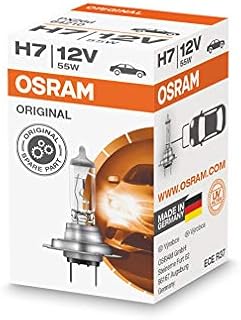 Osram / Sylvania Halogen H7 Headlight Bulb # 64210 - NEW OEM - 12V / 55W / PX26d - Made in Germany