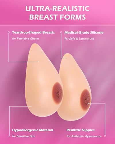Image of Y-NOT Silicone Breast Forms, Self-Adhesive Fake Boobs