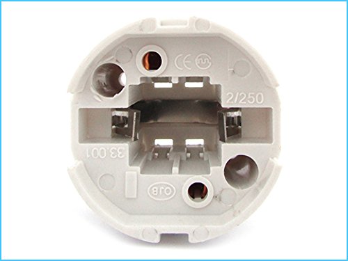 Doble casquillo G24 con 2 clavijas para pruebas de bombillas