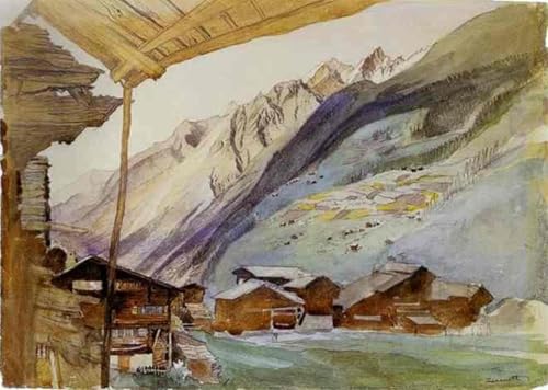 Tableaux sur toile Zermatt John Ruskin pour créer un bureau inspirant