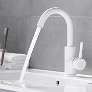 AHORRO DE AGUA 30% : El aireador agrega aire al agua que fluye a través del grifo. Esto crea un chorro suave y aireado pero con un menor consumo de agua, ahorrando hasta un 30 % de agua. Mezclador monomando portátil para lavabo, ahorro de agua, ahorr...