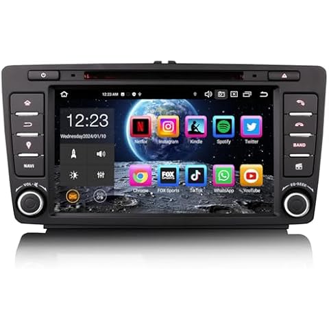 Erisin Android 13 Stereo for Skoda Cover
