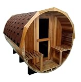 MCP-Distributions 8′ 6-8 Person Sauna with Porch