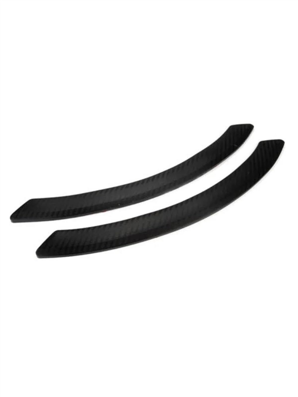 Coche ceja arco tira protectora de guardabarros universal con diseño de fibra de carbono, 2 piezas 7