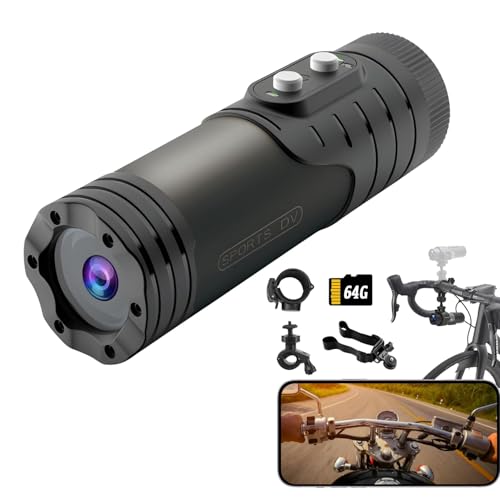 VITUZONE Motorcycle Helmet Camera, HD 1080P Bike Video Camera, Motorbike Helmet Camera, Outdoor...