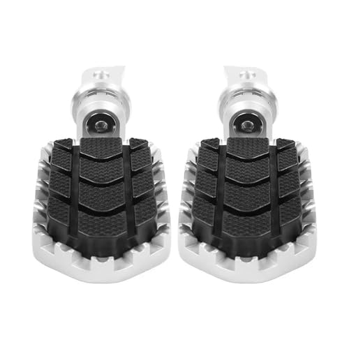 Repose-pieds CBR600F en alu robuste avec protection argent pour routière Honda