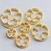 Astra Gourmet 6pcs Plastic Gum Paste Succulents Cut-Outs Set, Cake Decorating Mold Baking Tools(Assorted size)