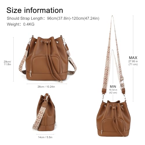 Bolso Bucket AFKOMST para mujer con correa desmontable miniatura 7