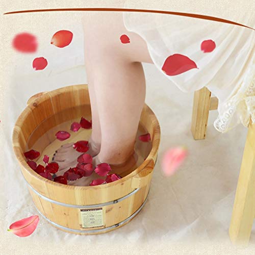 Spa de pies de madera para masaje y relajación miniatura 4