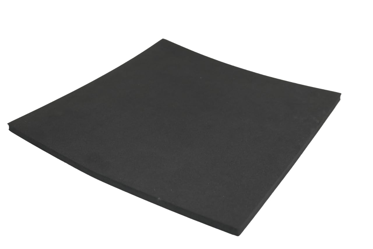 HSF Neopren Zellkautschuk 50mmx2mm Einseitig Selbstklebend Schwarz 10m Rolle