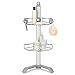 simplehuman Corner Shower Caddy, Stainless Steel and Anodized Aluminum