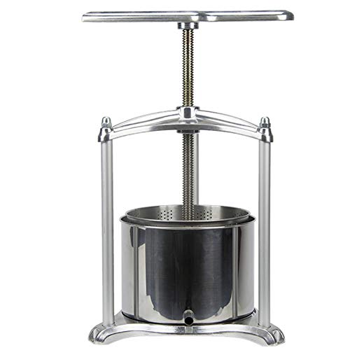HCTOOL 果汁 絞り 器 スロー ジューサー グレープフルーツしぼり器 レモン果汁 業務用 ステンレス レモンしぼり器 チューブしぼり器 (3L)
