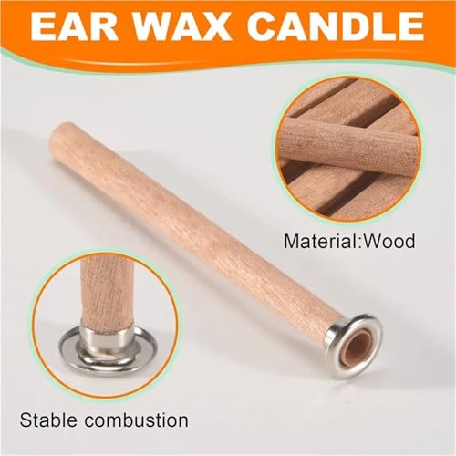Mechas de Madera para Velas Pack 40 Unidades 100x8 mm miniatura 4