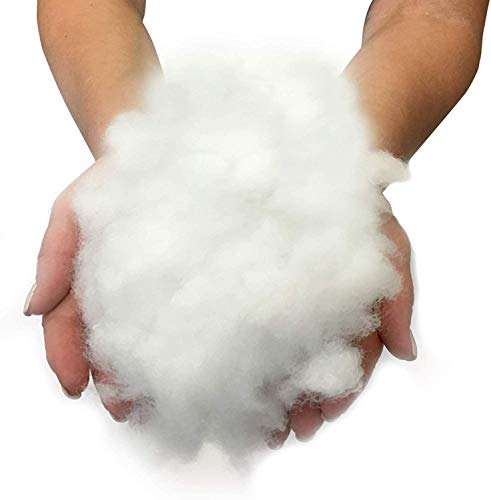 HOMETEX (Not Made in China) Pillow Stuffing 5 LB Bag 100% High-Loft Polyester Stuffing Fiber Fill