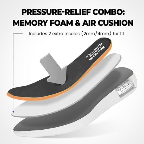 Women's Orthopedic Diabetic Walking Shoes – Wide Fit Sneakers with Air Cushion & Adjustable Straps for Swollen Feet Black4