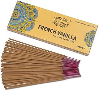 raajsee Nagchampa Incense Sticks 100 Gm Pack-100% Pure Organic Natural Hand Rolled Free From Chemicals-Perfect For Church,Aroma therapy,Relaxation,Meditation,Positivity & Sensual Therapy 100 gm pack