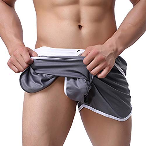 Vectry Bañadores de Natación Pantalones Cortos de Los Hombres de Secado Rápido Playa Surf Pantalones Cortos de Natación Bañadores Hombre Baratos Ropa de Baño Trajes de Baño Gris