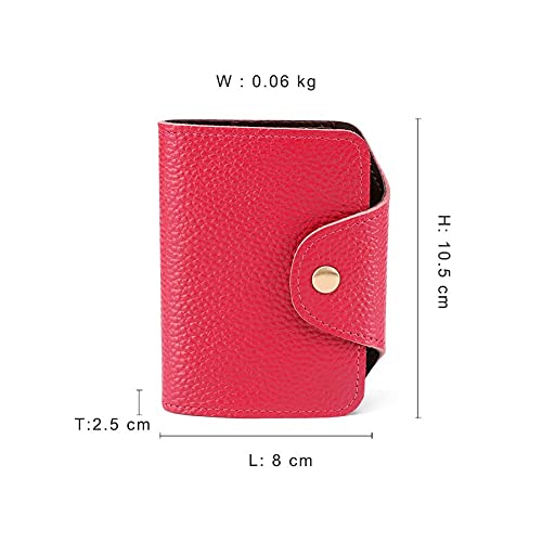 Full Leather Card Cases for Women 11 Card Position 10 Colors Small Women's Wallet3