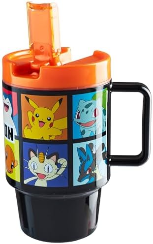 Get Trend Garrafa Pokemon Tumbler Crianças 500 ml, Copo de Beber ...