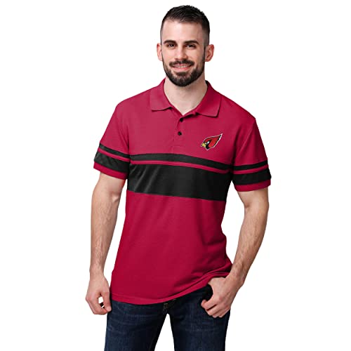 FOCO Men's NFL Team Logo Polo Short Sleeve Shirt