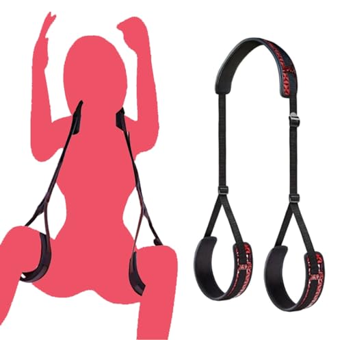 Bed Restraints Sex Adult Bondaged Kit for Couples King Bed Straps for Couples Sex Resistance Bands Under Mattress Ties Up Legs Arms Fuzzy Handcuffs BDSM Restraints for Women Set SM Toys Play Sweater