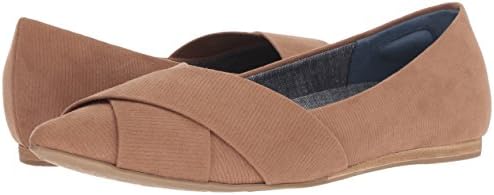 Dr. Scholl's Shoes Women's Loma Ballet Flat, Toasted Coconut Linear Emboss Fabric, 9 M US | Image 6
