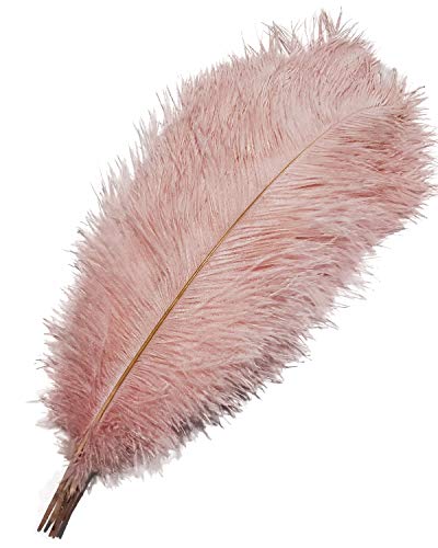 Happy Feather 16-18 Inch Pink Ostrich Feathers Cratfs For Wedding Party Centerpieces Home Decoration Diy Craft Pack Of 10 #TOP19