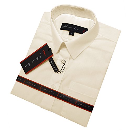 Boys Short Sleeves Solid Dress Shirt2