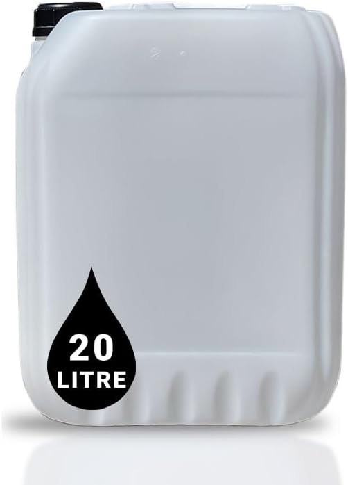 20L Plastic JERRY CAN for Water & Chemicals Storage Container – UN Certified Food Grade Stackable with Tamper-Evident Cap, Ideal for Outdoor Camping Emergency and Industrial Use
