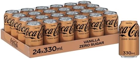 Coca Cola Zero Sugar Can Vanilla 330 ml (Pack of 24)