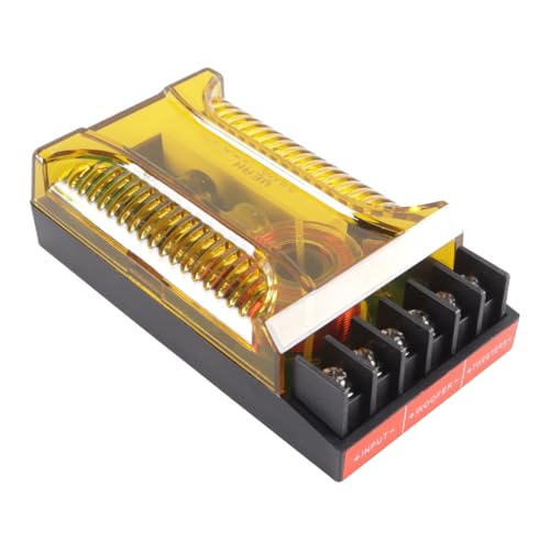 Durlo Filtre de croisement pour haut-parleur à 2 voies – Diviseur de fréquence audio pour voiture