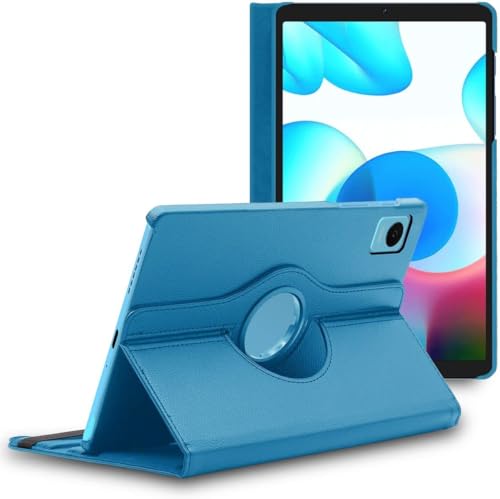 Image of Flip Cover for Realme Pad Mini 8.7 inch Tablet (Model FIT ONLY -: RMP2105 /RMP2106) 360 Degree Rotating Flip Case Cover (Sky Blue)
