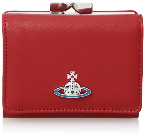 [BBAEGXgEbh] K}z 51010018 L001L H404RED/SILVER NAPPA SMALL FRAME WALLET fB[X [sAi]