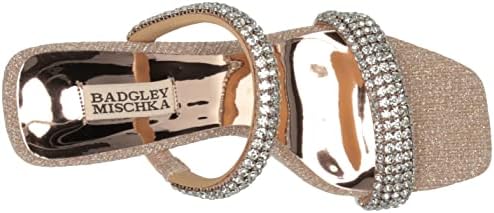 Badgley Mischka Women's Frankie Heeled Sandal, Pale Gold, 6.5 | Image 4