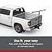Yakima LongArm Aluminum Hitch Mounted Adjustable 3 Position Tailgate Truck Bed Extender Rack for Hauling Kayaks, Lumber, and Ladders, Black