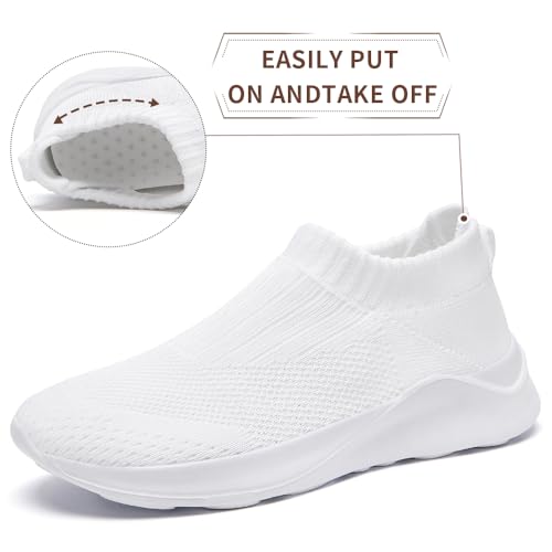 Womens Slip On Running Tennis Walking Shoes Women’s Fashion Sneakers Hiking Work Nurse Gym Casual Athletic Comfortable Shoes for Women Travel Fitness Mesh Lightweight2