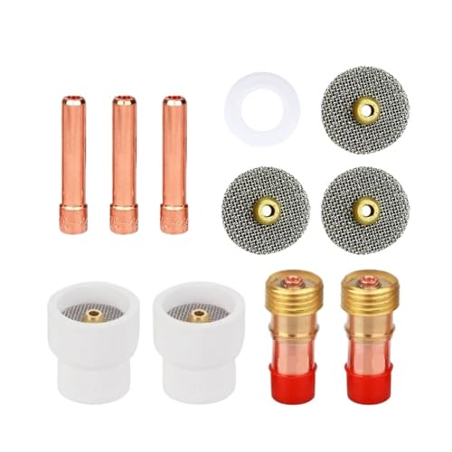 Kit de 11 buses céramique 12# pour torche TIG WP9 WP17 WP18 WP20 WP26
