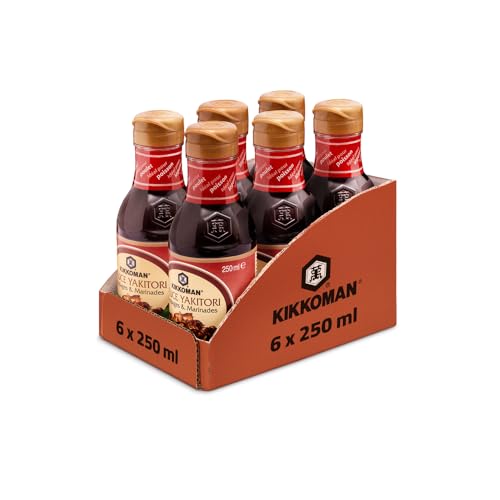 Kikkoman Yakitori Sauce - Glasur & Marinade - 6 x 250 ml