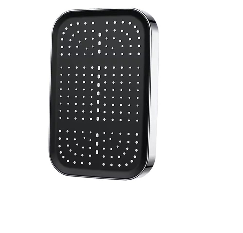 Pomme de douche ultra-pluie 35,6 cm pivotante pour grand jet cascade