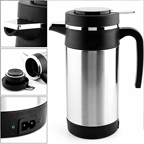 Hervidor eléctrico de acero inoxidable 1.5L plateado miniatura 5