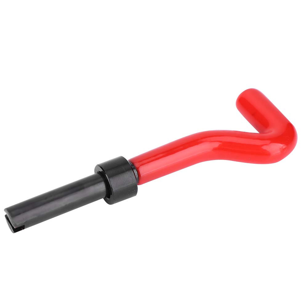 Kit di riparazione filettature - 15 pezzi M14x2 Set di riparazione bobina elicoidale per auto Set di utensili manuali compatibili con inserto filettato Chiave trapano avvitatore in acciaio inossidabil