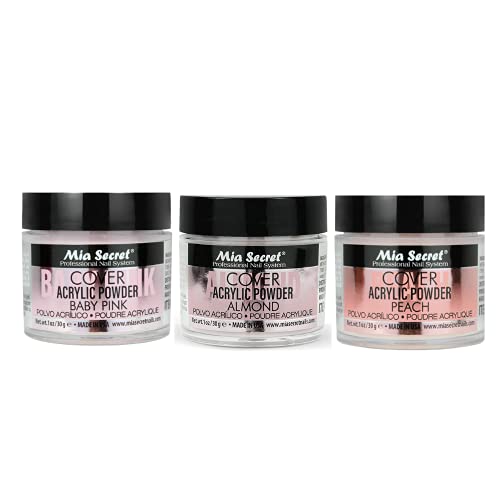 Mia Secret COVER (Baby Pink/Almond/Peach) 1oz;3pc