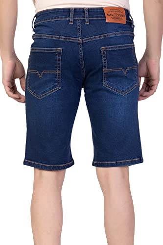 Image of Barcelona Men's Denim Shorts for Men - ICE Blue