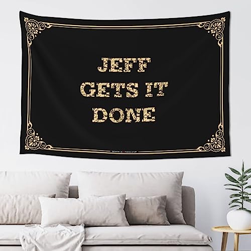 Bar Accessories Man Cave �����Y �P�[�u ���� �W�F�t Gets It Done �^�y�X�g���[ ���B���e�[�W���� ���I (100 x 150cm)