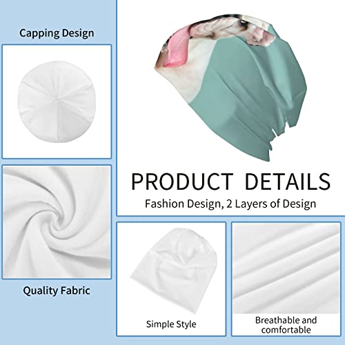 Dog Lovers Gifts For Women Beanie Chemo Hat Cancer Headwear Skull Hat Knitted Hat Scarf Nightcap Skull Cap For Adult Women Men #TOP2